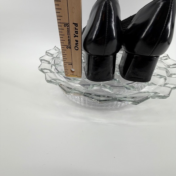 Stuart Weitzman Black Mesh Block Heel Pumps Womens Size 9.5 See pic & size chart - Picture 10 of 12